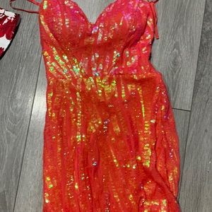 Prom dress. Open back